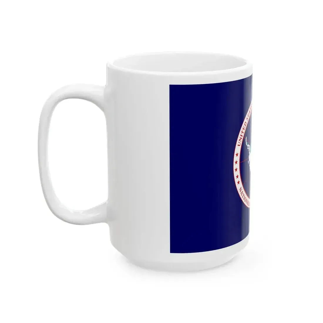 Flag of National Science Foundation Antarctic Program 2 - White Coffee Mug - Go Mug Yourself