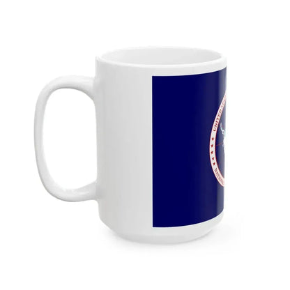 Flag of National Science Foundation Antarctic Program 2 - White Coffee Mug - Go Mug Yourself