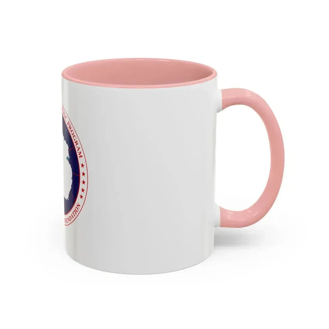Flag of National Science Foundation Antarctic Program - Accent Coffee Mug - Go Mug Yourself