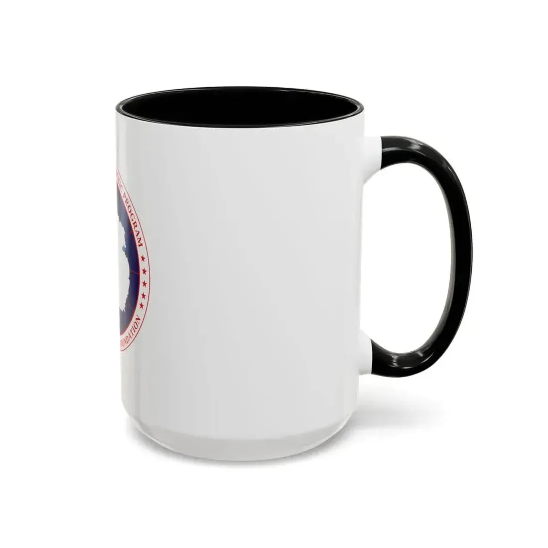 Flag of National Science Foundation Antarctic Program - Accent Coffee Mug - Go Mug Yourself