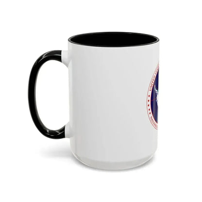 Flag of National Science Foundation Antarctic Program - Accent Coffee Mug - Go Mug Yourself