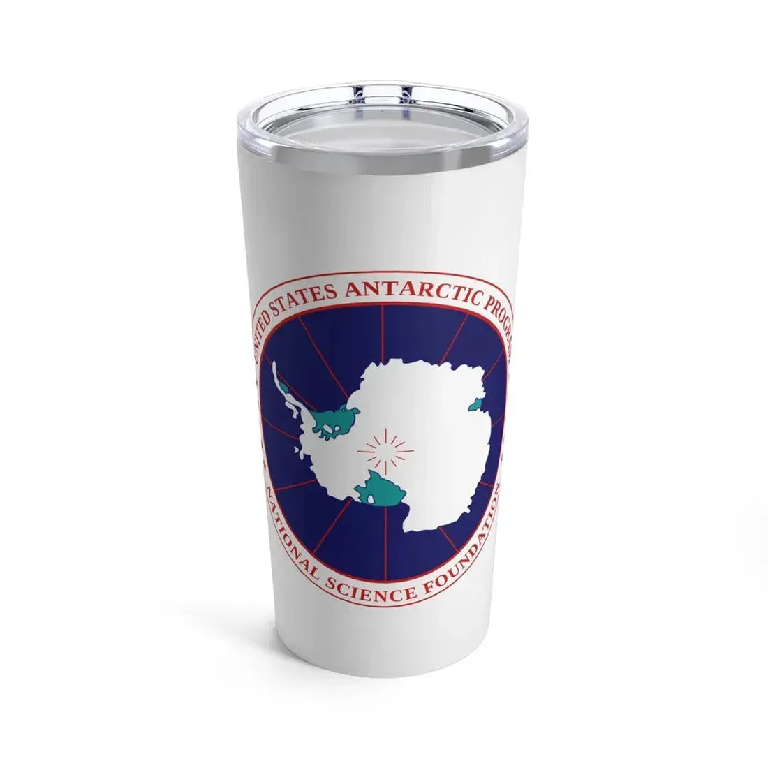 Flag of National Science Foundation Antarctic Program - Tumbler 20oz 20oz - Go Mug Yourself