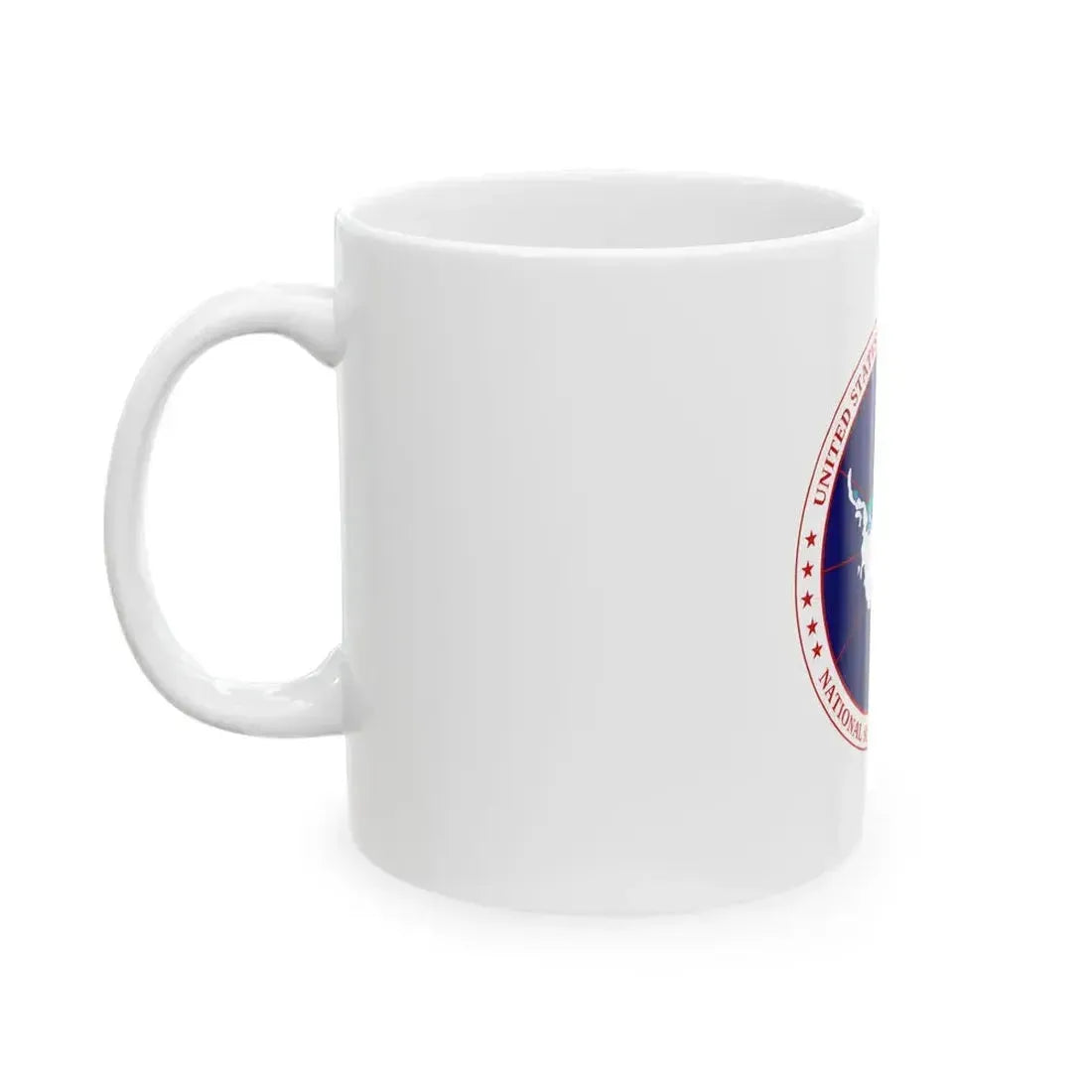 Flag of National Science Foundation Antarctic Program - White Coffee Mug - Go Mug Yourself