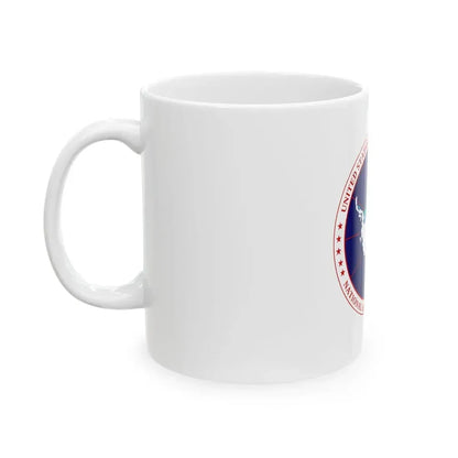 Flag of National Science Foundation Antarctic Program - White Coffee Mug - Go Mug Yourself