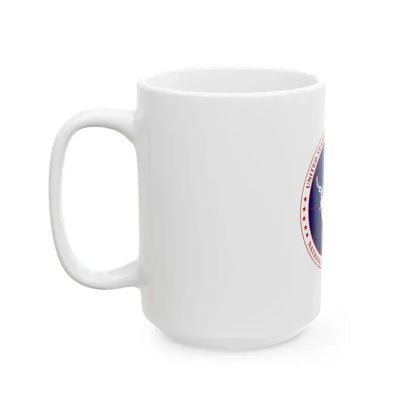 Flag of National Science Foundation Antarctic Program - White Coffee Mug - Go Mug Yourself