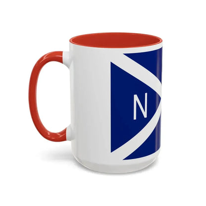 Flag of National Scottish Antarctic Expedition - Accent Coffee Mug - Go Mug Yourself