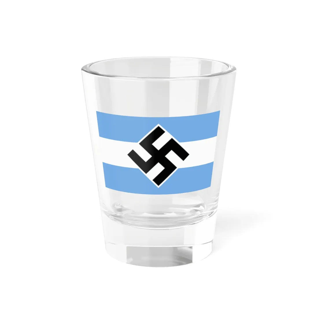 Flag of National Socialist Argentine Front (Argentina) Shot Glass 1.5oz 1.5oz - Go Mug Yourself