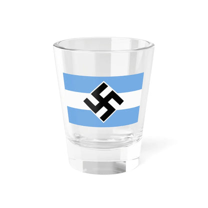 Flag of National Socialist Argentine Front (Argentina) Shot Glass 1.5oz 1.5oz - Go Mug Yourself