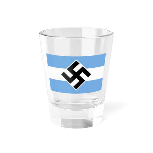 Flag of National Socialist Argentine Front (Argentina) Shot Glass 1.5oz 1.5oz - Go Mug Yourself