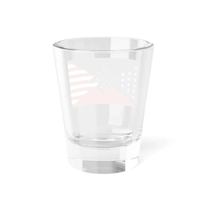 Flag of National Socialist Movement United States without lettering (United States) Shot Glass 1.5oz - Go Mug Yourself