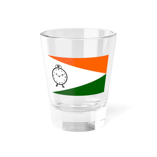 Flag of Nationalist Congress Party (India) Shot Glass 1.5oz 1.5oz - Go Mug Yourself