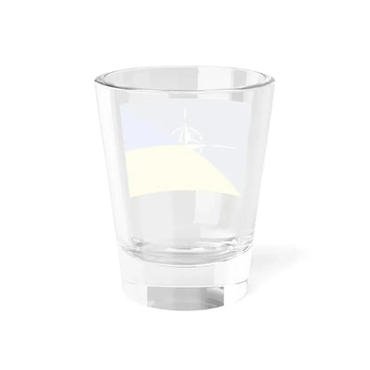 Flag of NATO and Ukraine (Ukraine) Shot Glass 1.5oz - Go Mug Yourself