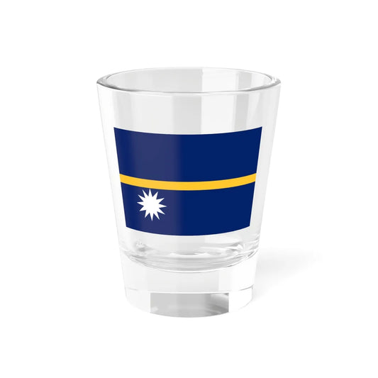Flag of Nauru 3-2 (Nauru) Shot Glass 1.5oz 1.5oz - Go Mug Yourself