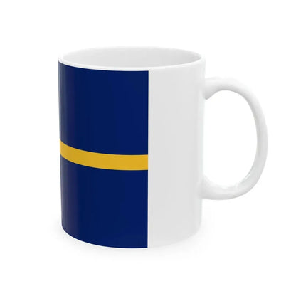 Flag of Nauru 3-2 (Nauru) White Coffee Mug - Go Mug Yourself