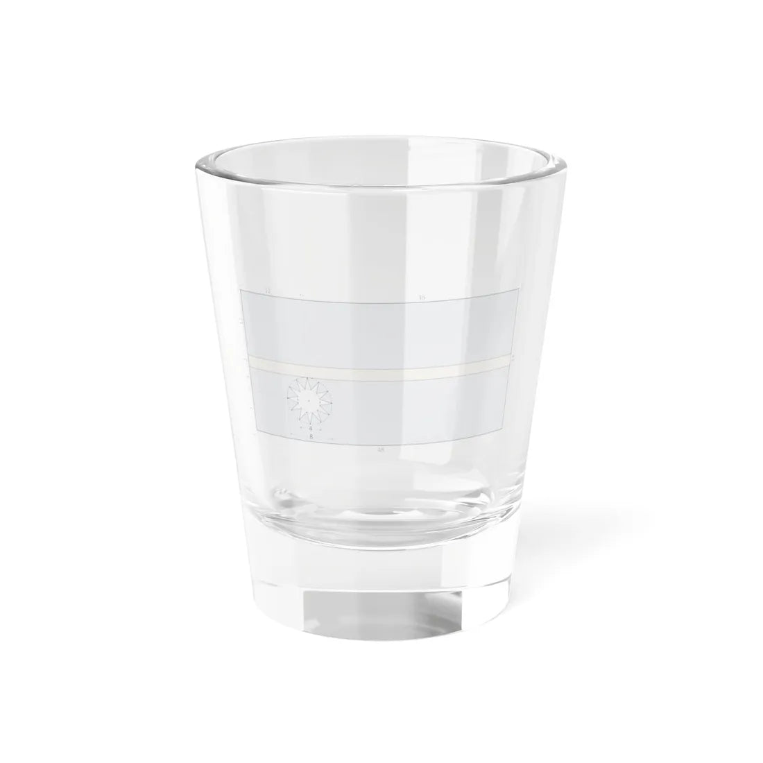 Flag of Nauru construction sheet (Nauru) Shot Glass 1.5oz 1.5oz - Go Mug Yourself