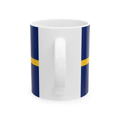 Flag of Nauru (Nauru) White Coffee Mug - Go Mug Yourself
