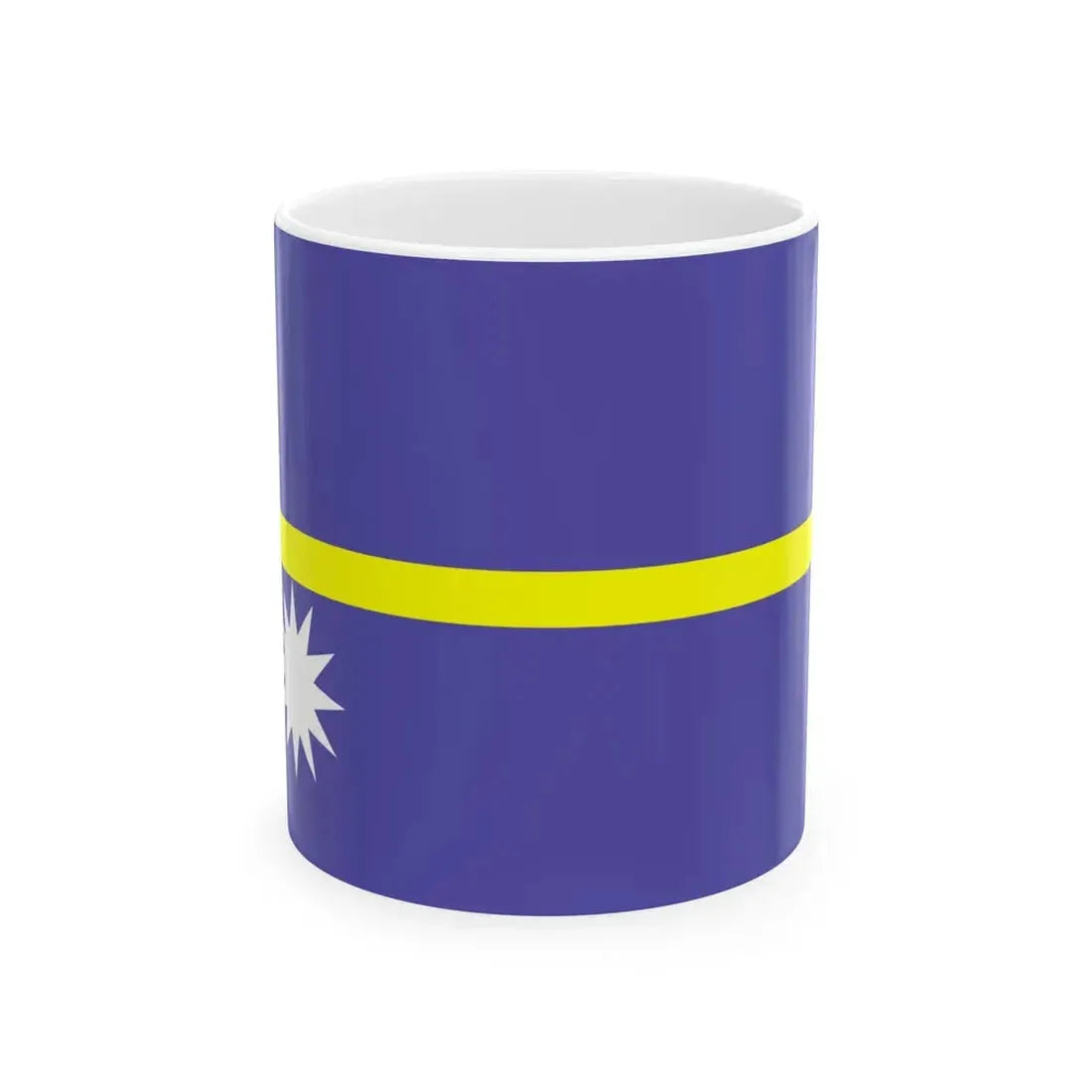 Flag of Nauru WFB 2000 (Nauru) White Coffee Mug 11oz - Go Mug Yourself