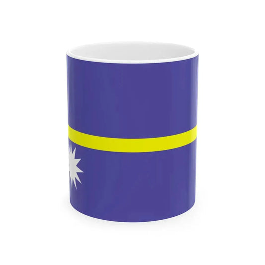 Flag of Nauru WFB 2000 (Nauru) White Coffee Mug 11oz - Go Mug Yourself