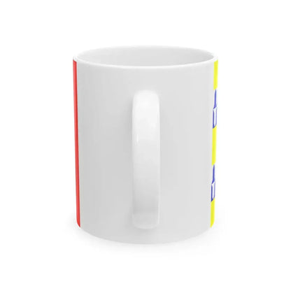 Flag of Nava (Belgium) White Coffee Mug - Go Mug Yourself