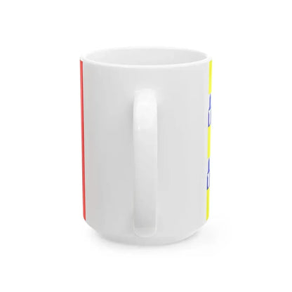 Flag of Nava (Belgium) White Coffee Mug - Go Mug Yourself