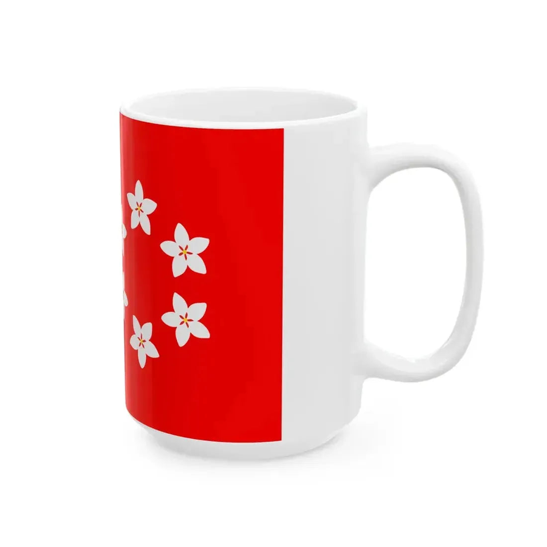 Flag of Nava (Belgium) White Coffee Mug - Go Mug Yourself