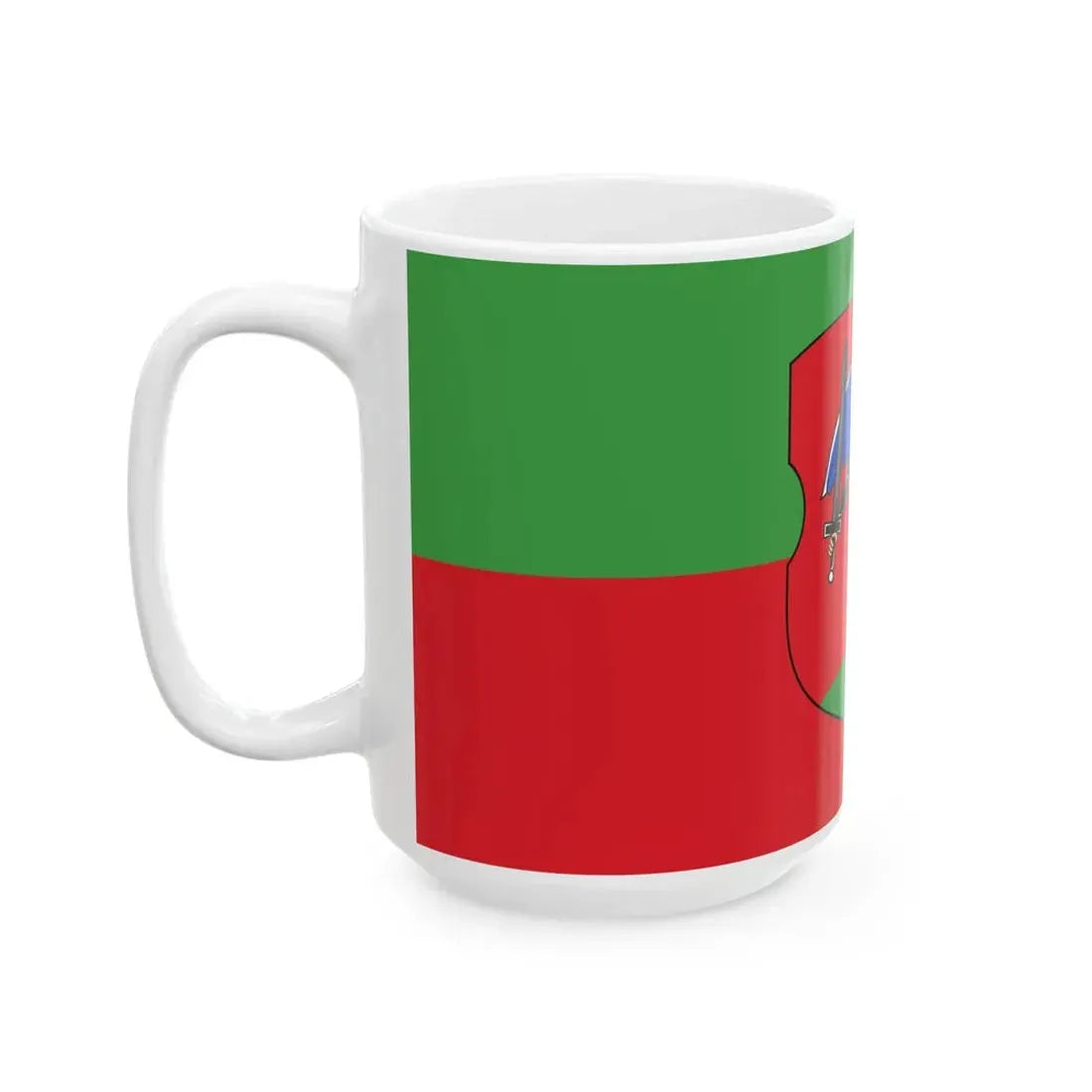 Flag of Navahradak (Belarus) White Coffee Mug - Go Mug Yourself