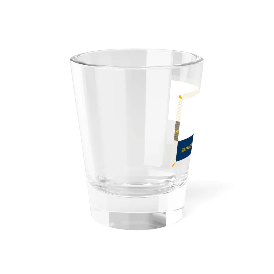 Flag of Naval Force of Romania 1950-1965 reverse (Oman) Shot Glass 1.5oz - Go Mug Yourself