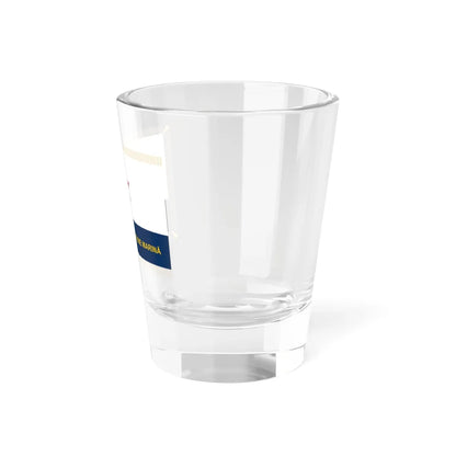 Flag of Naval Force of Romania 1950-1965 reverse (Oman) Shot Glass 1.5oz - Go Mug Yourself