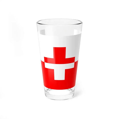 Flag of Naxxar 1993 to 2000 Malta - Pint Glass 16oz 16oz - Go Mug Yourself