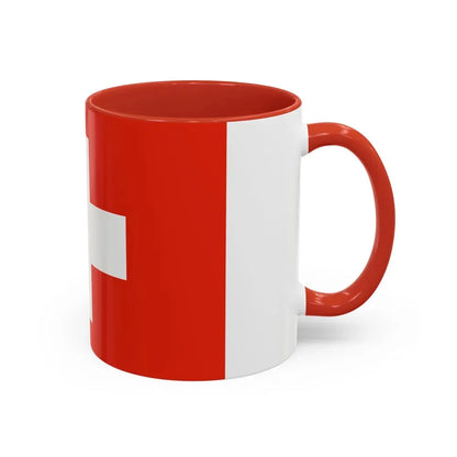 Flag of Naxxar Malta - Accent Coffee Mug - Go Mug Yourself