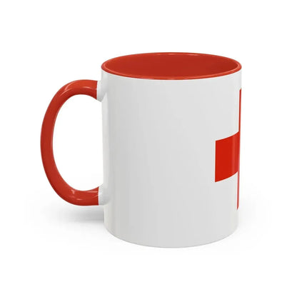 Flag of Naxxar Malta - Accent Coffee Mug - Go Mug Yourself
