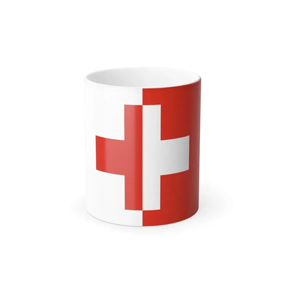 Flag of Naxxar Malta - Color Changing Coffee Mug 11oz - Go Mug Yourself