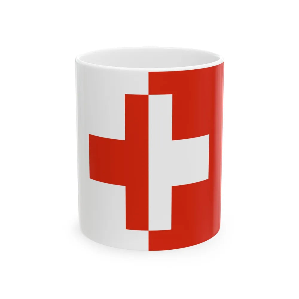 Flag of Naxxar Malta - White Coffee Mug-11oz-Go Mug Yourself