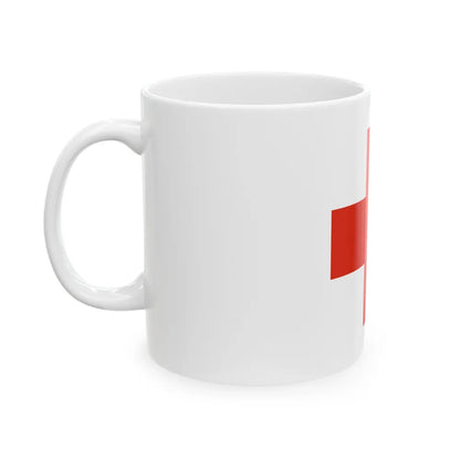 Flag of Naxxar Malta - White Coffee Mug-Go Mug Yourself