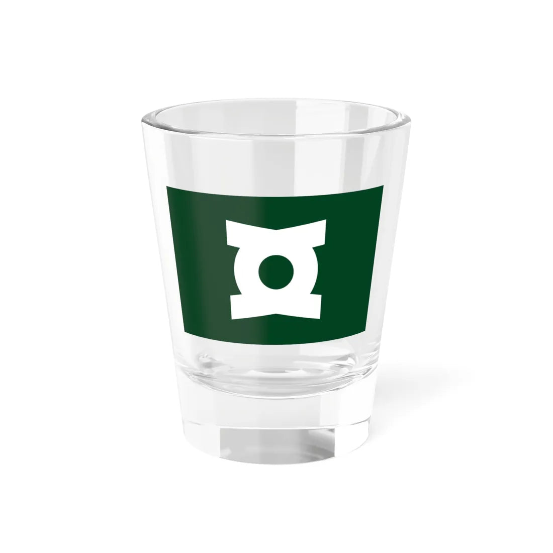 Flag of Nayoro Hokkaido 1956-2006 (Japan) Shot Glass 1.5oz 1.5oz - Go Mug Yourself