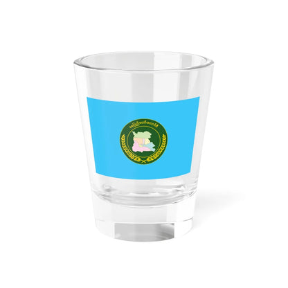 Flag of Naypyidaw Union Territory (Myanmar) Shot Glass 1.5oz 1.5oz - Go Mug Yourself