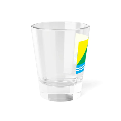 Flag of Nazyvaevsky rayon Omsk oblast (Russia) Shot Glass 1.5oz - Go Mug Yourself