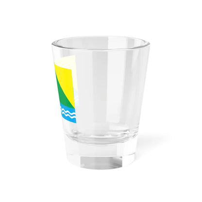 Flag of Nazyvaevsky rayon Omsk oblast (Russia) Shot Glass 1.5oz - Go Mug Yourself