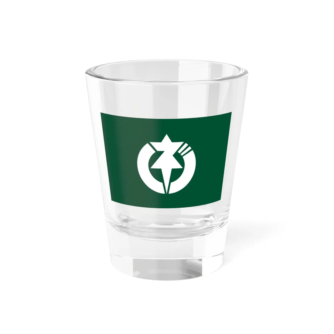 Flag of Neba Nagano (Japan) Shot Glass 1.5oz 1.5oz - Go Mug Yourself