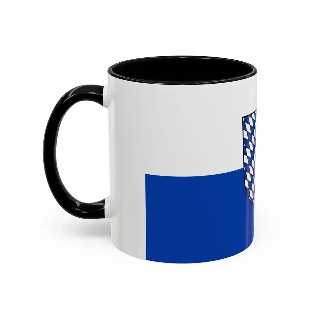 Flag of Neckar Odenwald Kreis Germany - Accent Coffee Mug - Go Mug Yourself