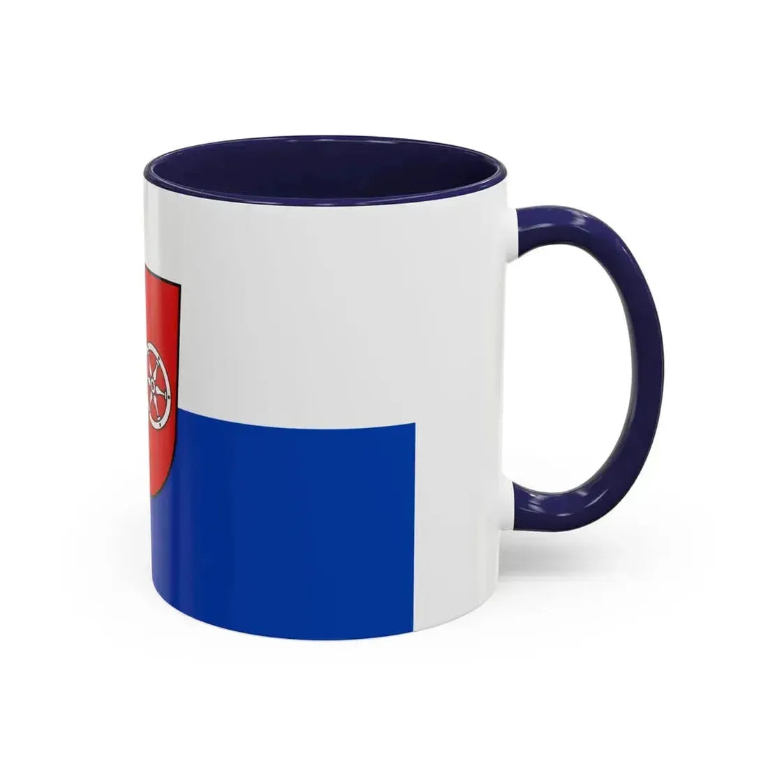 Flag of Neckar Odenwald Kreis Germany - Accent Coffee Mug - Go Mug Yourself