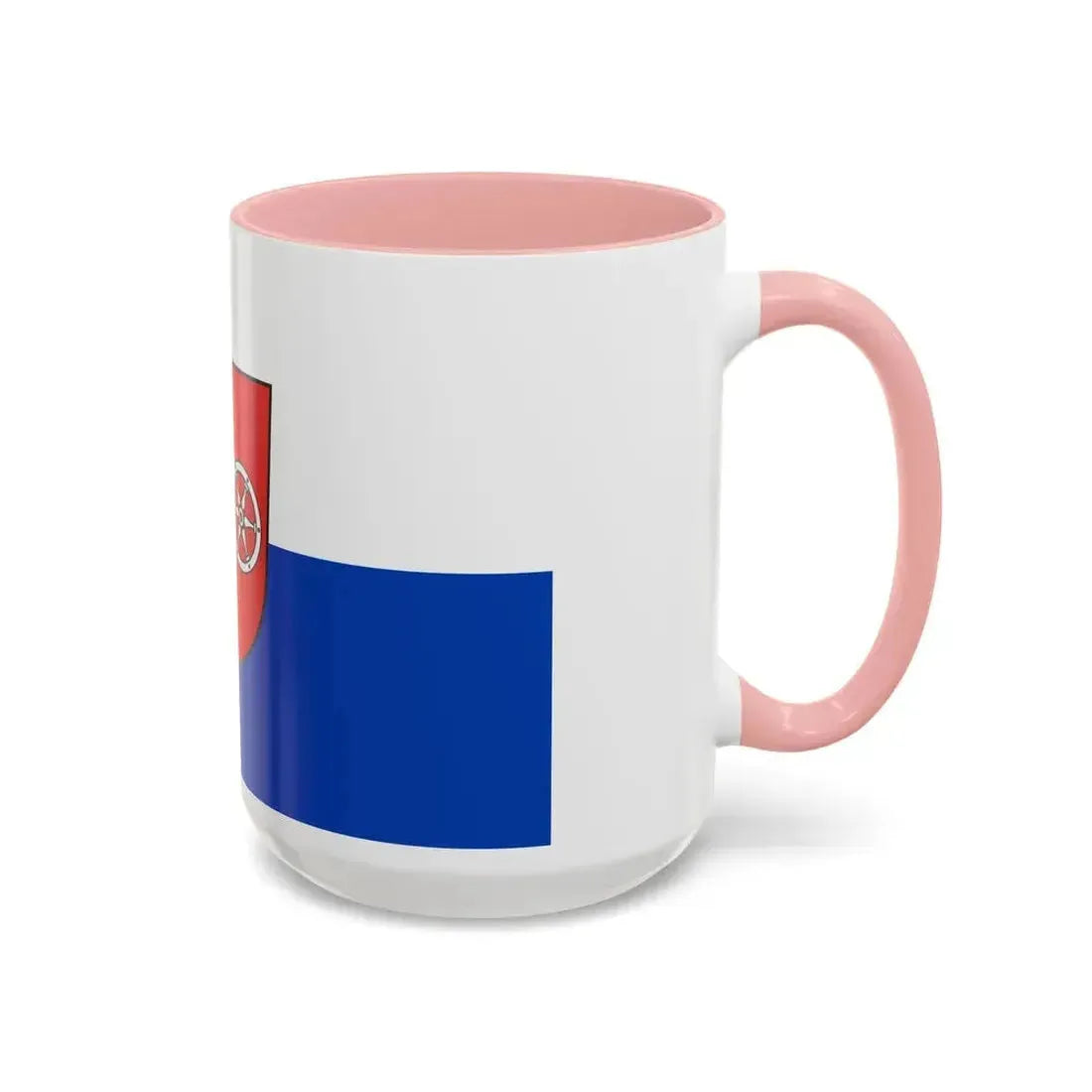 Flag of Neckar Odenwald Kreis Germany - Accent Coffee Mug - Go Mug Yourself