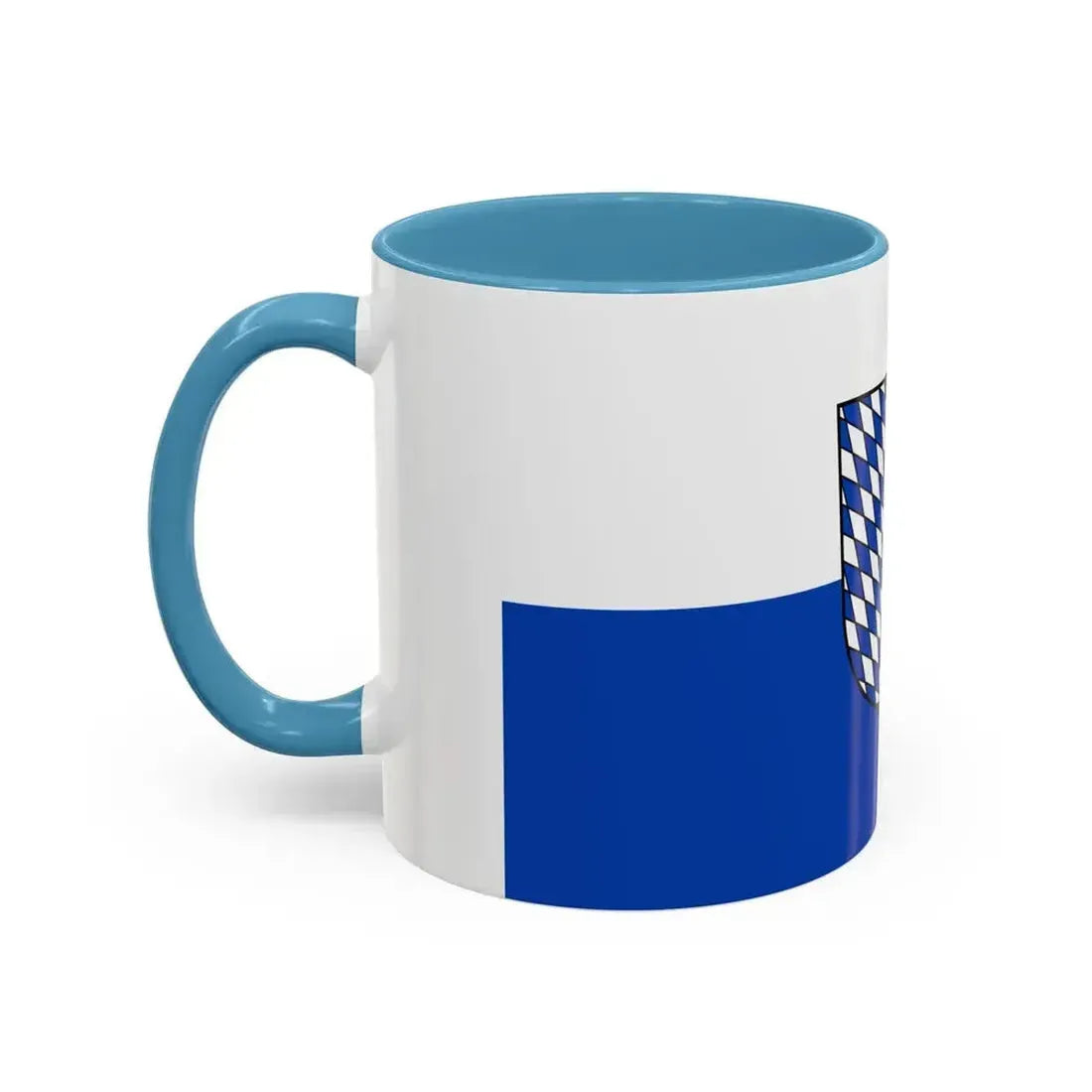 Flag of Neckar Odenwald Kreis Germany - Accent Coffee Mug - Go Mug Yourself