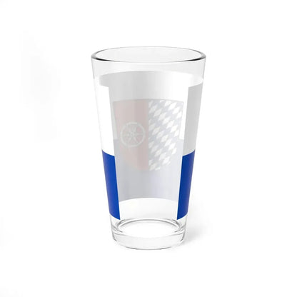 Flag of Neckar Odenwald Kreis Germany - Pint Glass 16oz - Go Mug Yourself