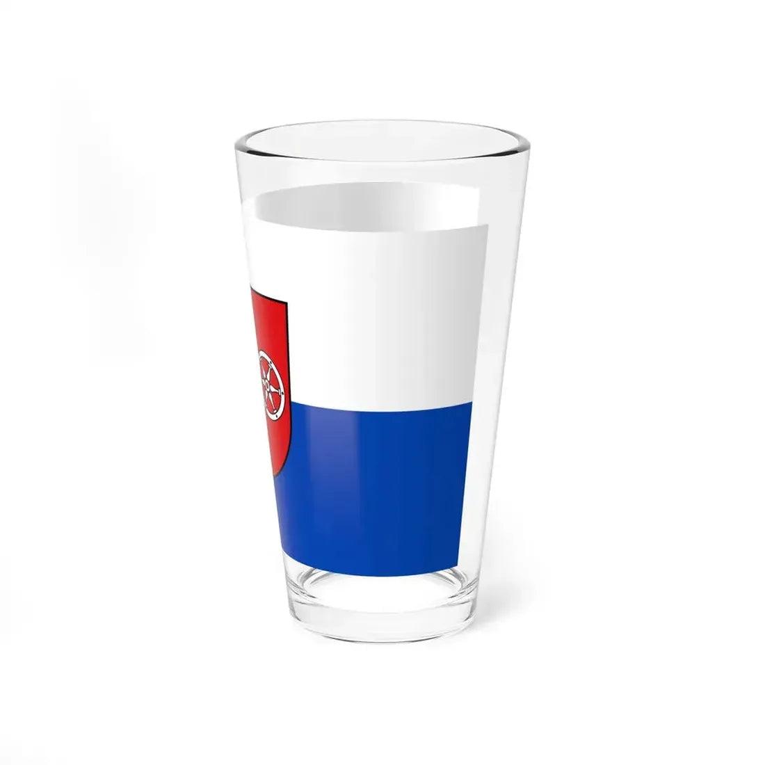 Flag of Neckar Odenwald Kreis Germany - Pint Glass 16oz - Go Mug Yourself