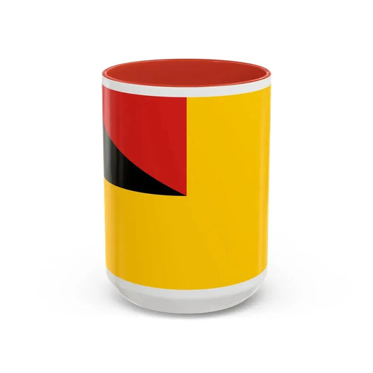 Flag of Negeri Sembilan Malaysia - Accent Coffee Mug 15oz Red - Go Mug Yourself