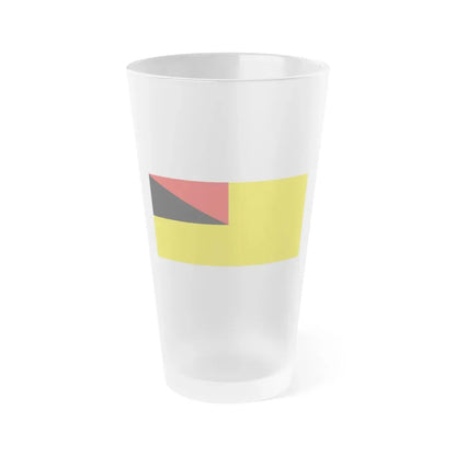 Flag of Negeri Sembilan Malaysia - Frosted Pint Glass 16oz 16oz Frosted - Go Mug Yourself