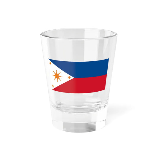 Flag of Negros Republic (Philippines) Shot Glass 1.5oz 1.5oz - Go Mug Yourself