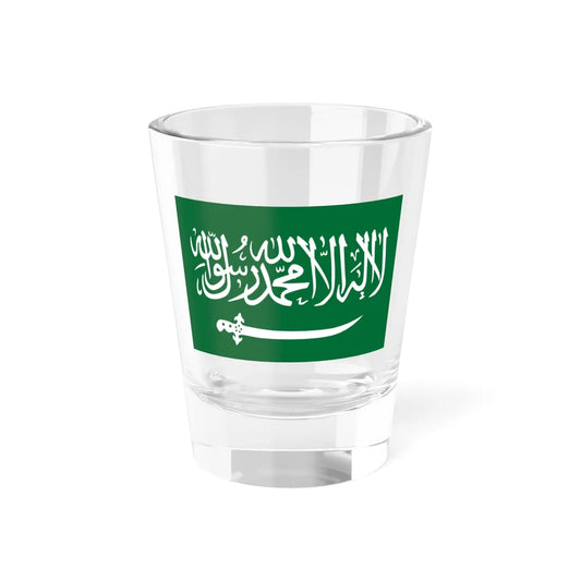 Flag of Nejd 1921 (Saudi Arabia) Shot Glass 1.5oz 1.5oz - Go Mug Yourself