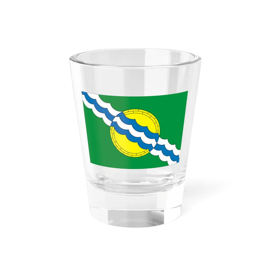 Flag of Nekrasovka (Russia) Shot Glass 1.5oz 1.5oz - Go Mug Yourself
